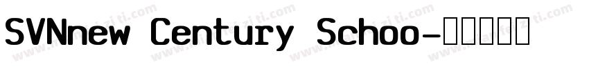 SVNnew Century Schoo字体转换